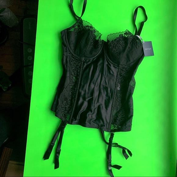 🖤 Myla London Kenzie basque/bustier 32C NWT! - Picture 4 of 9
